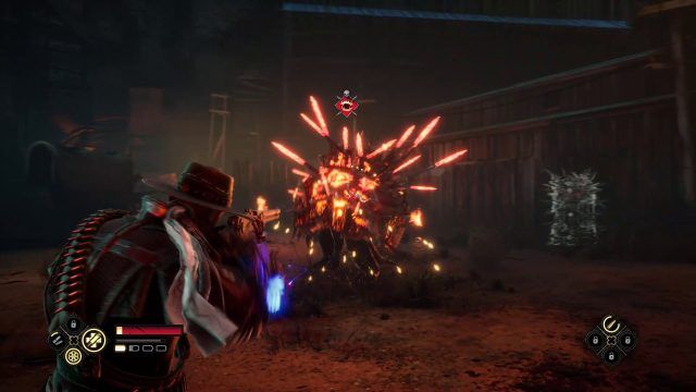 Evil West Review - Equipment Against Shielded Enemies