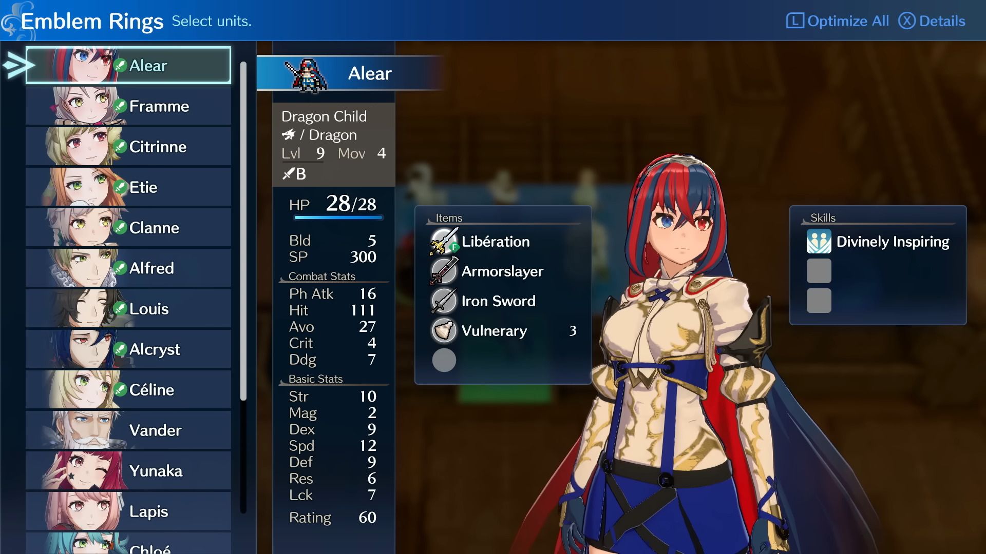 Fire Emblem Engage Character Roster