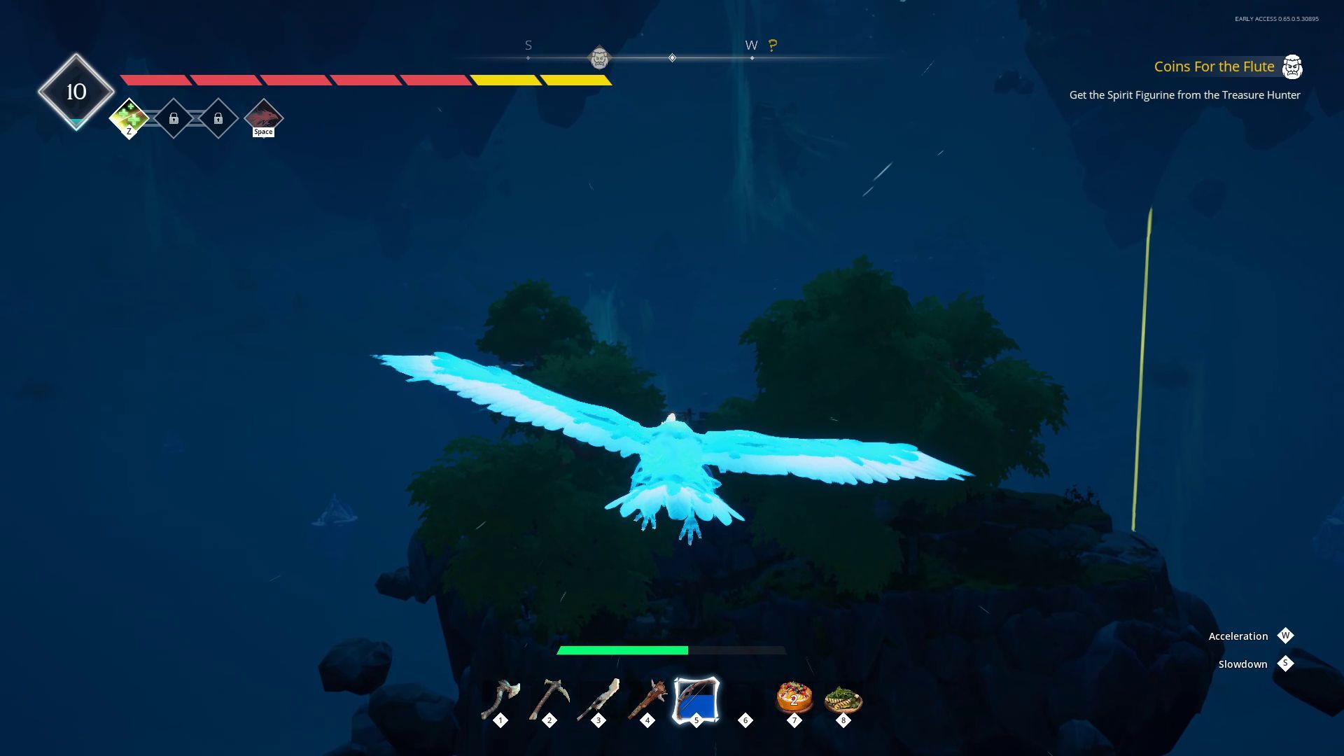 Flying in Broken Valley