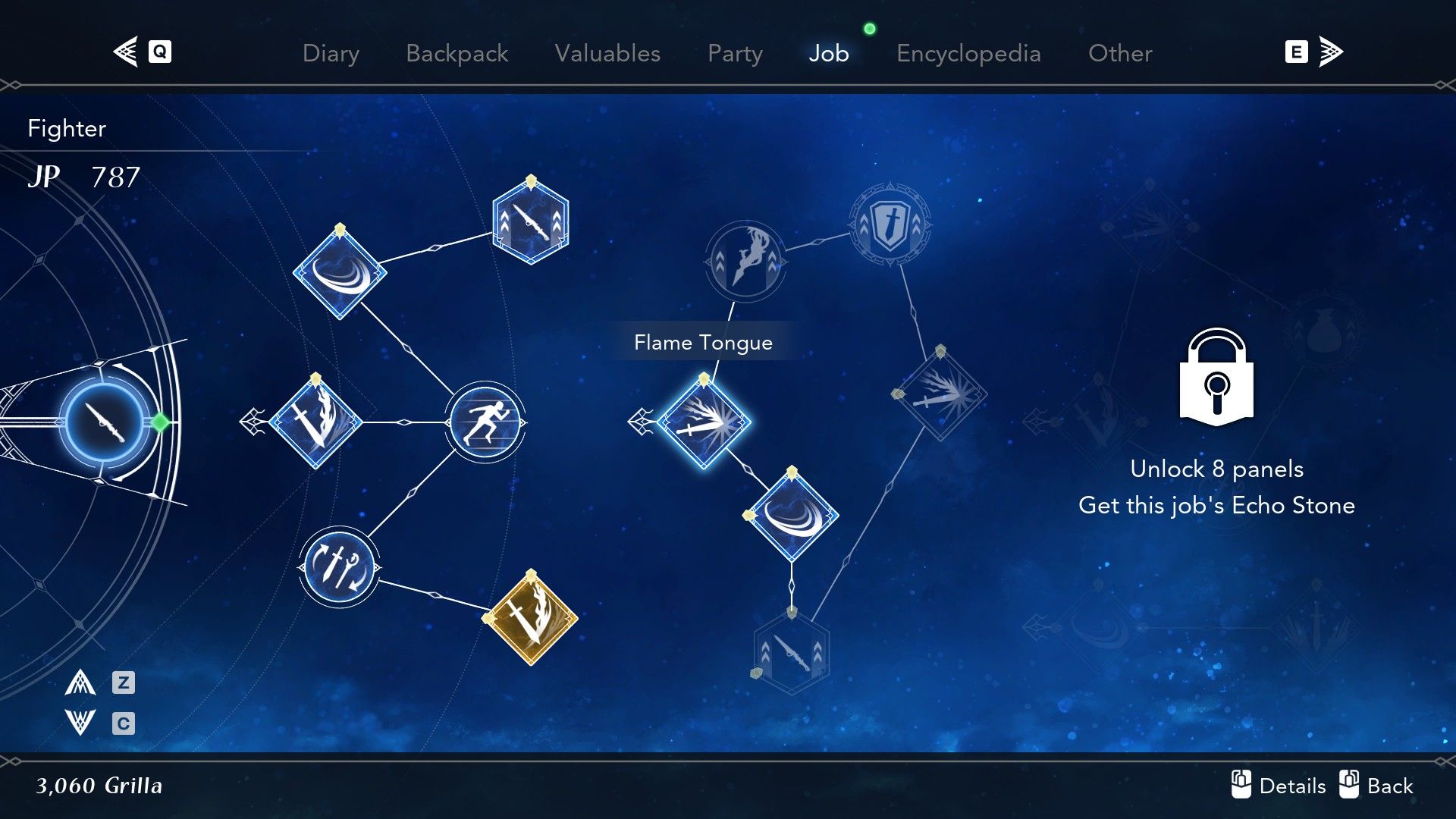 HARVESTELLA Beginner Guide - Fighter Job Skill Tree