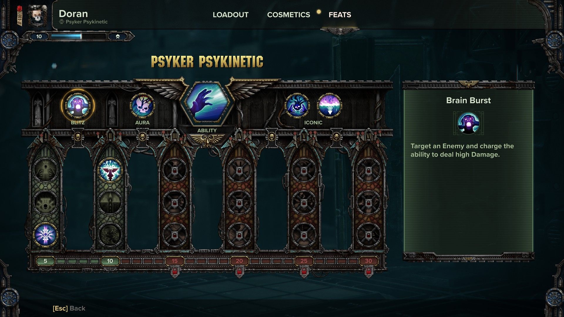 Psyker Psykinetic - Brain Burst Ability