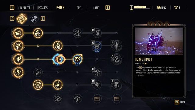 Quake Punch Perk