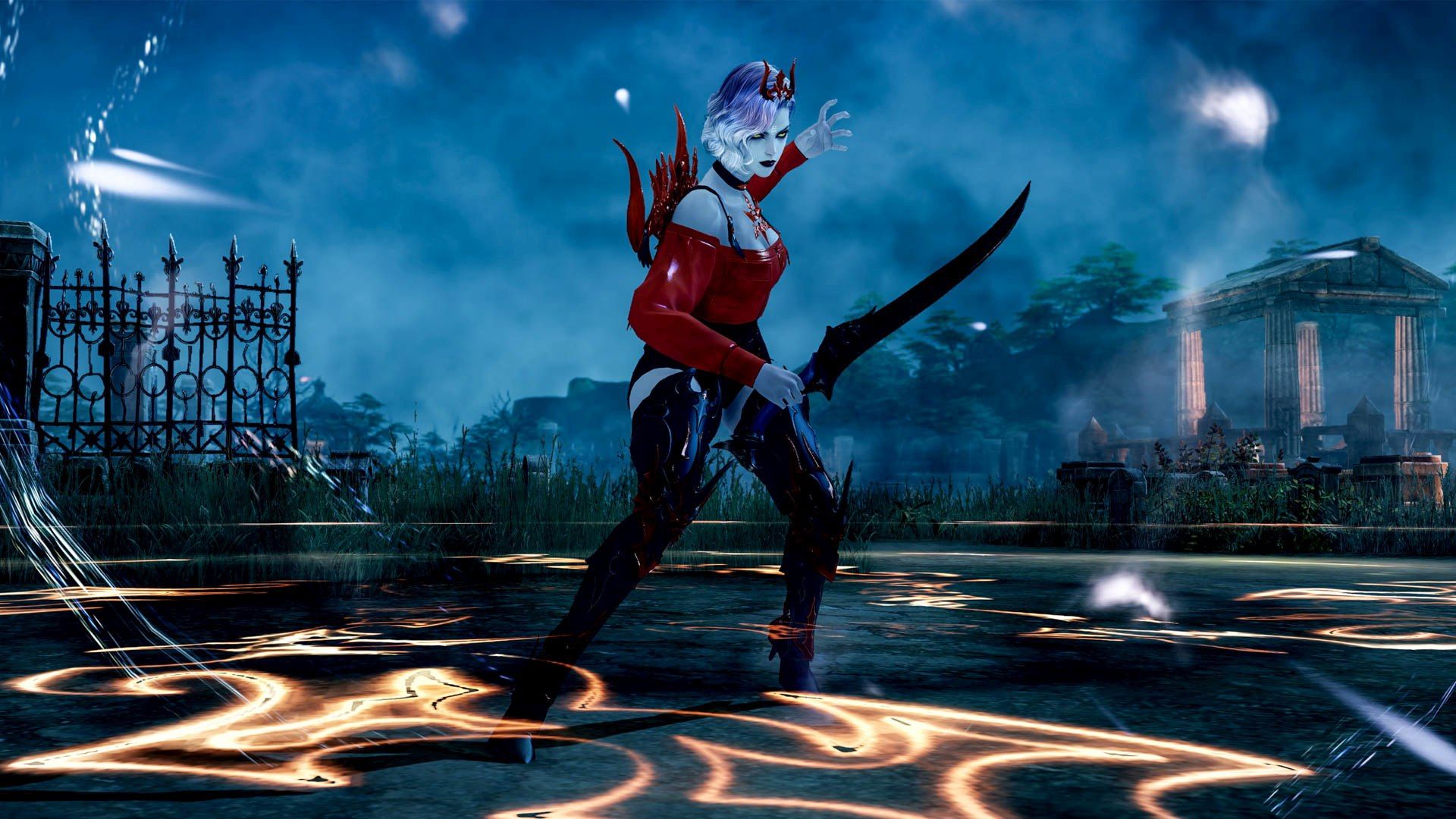 Reaper Chaos Mode. You Know She Means Business With all the Magical Runes at Her Feet