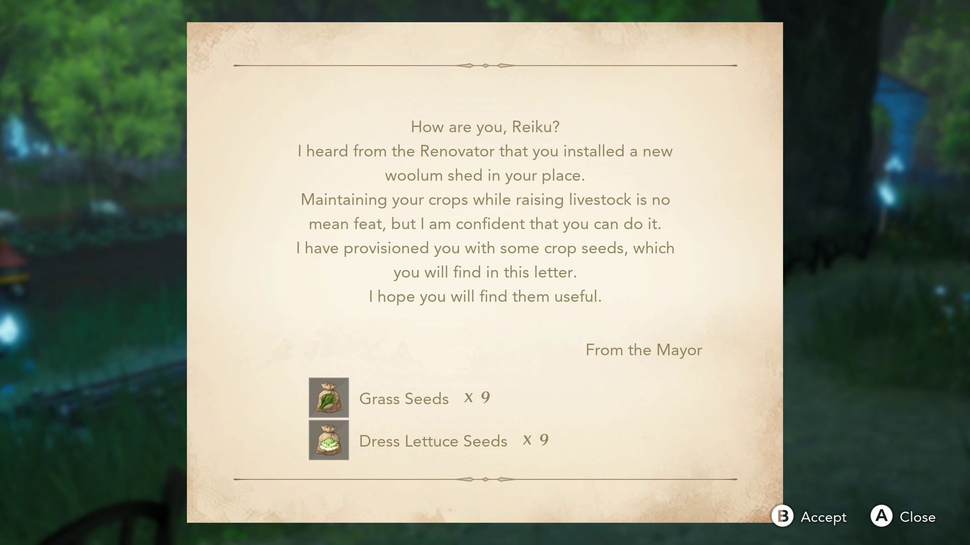 Seeds from the Mayor