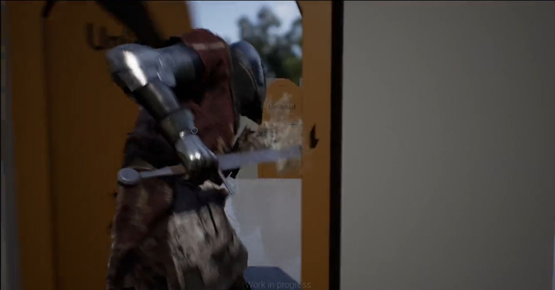 Who Wants to Open a Door When You Can Crash Through It