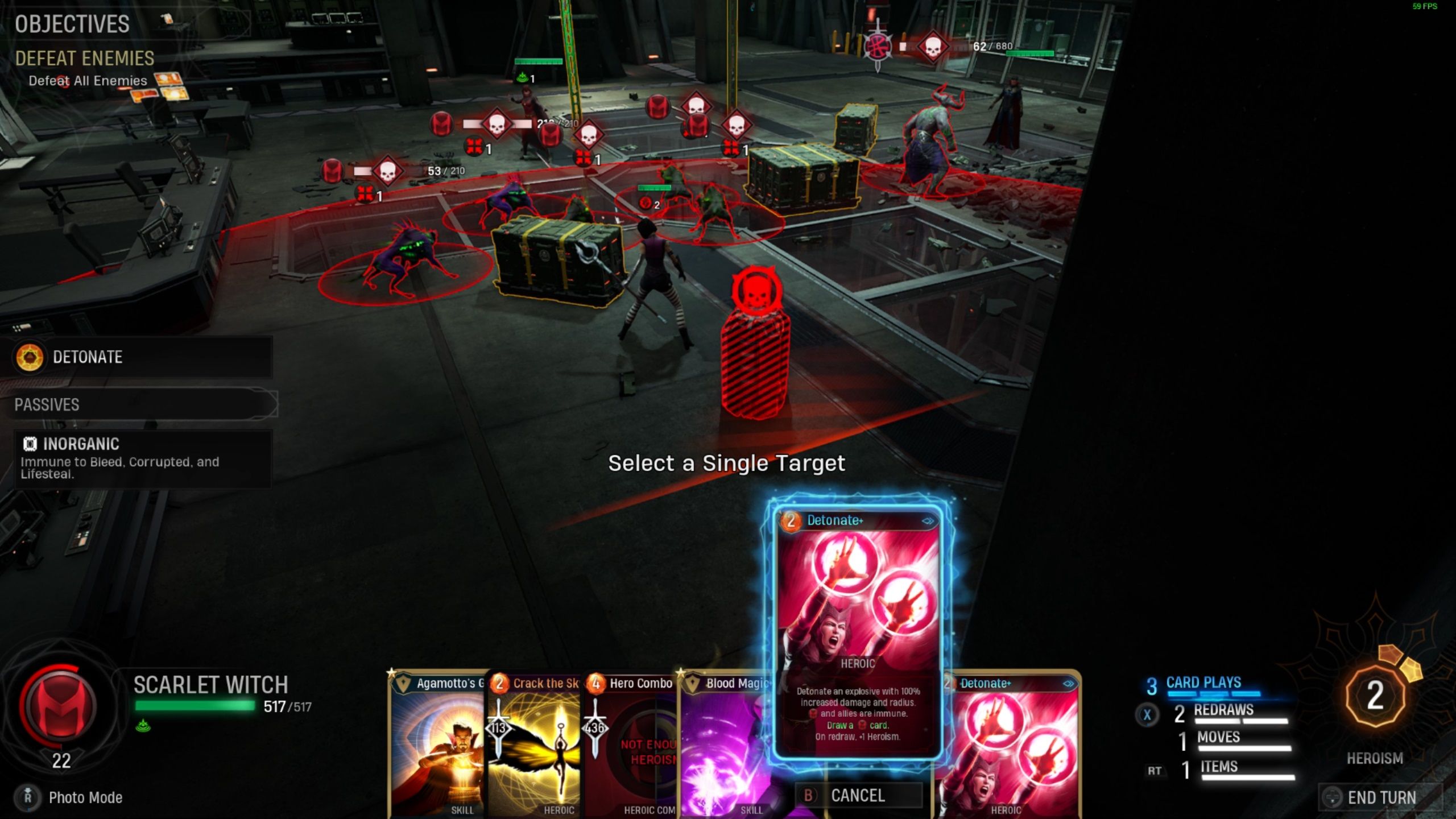 Midnight Suns Review - Detonate Ability