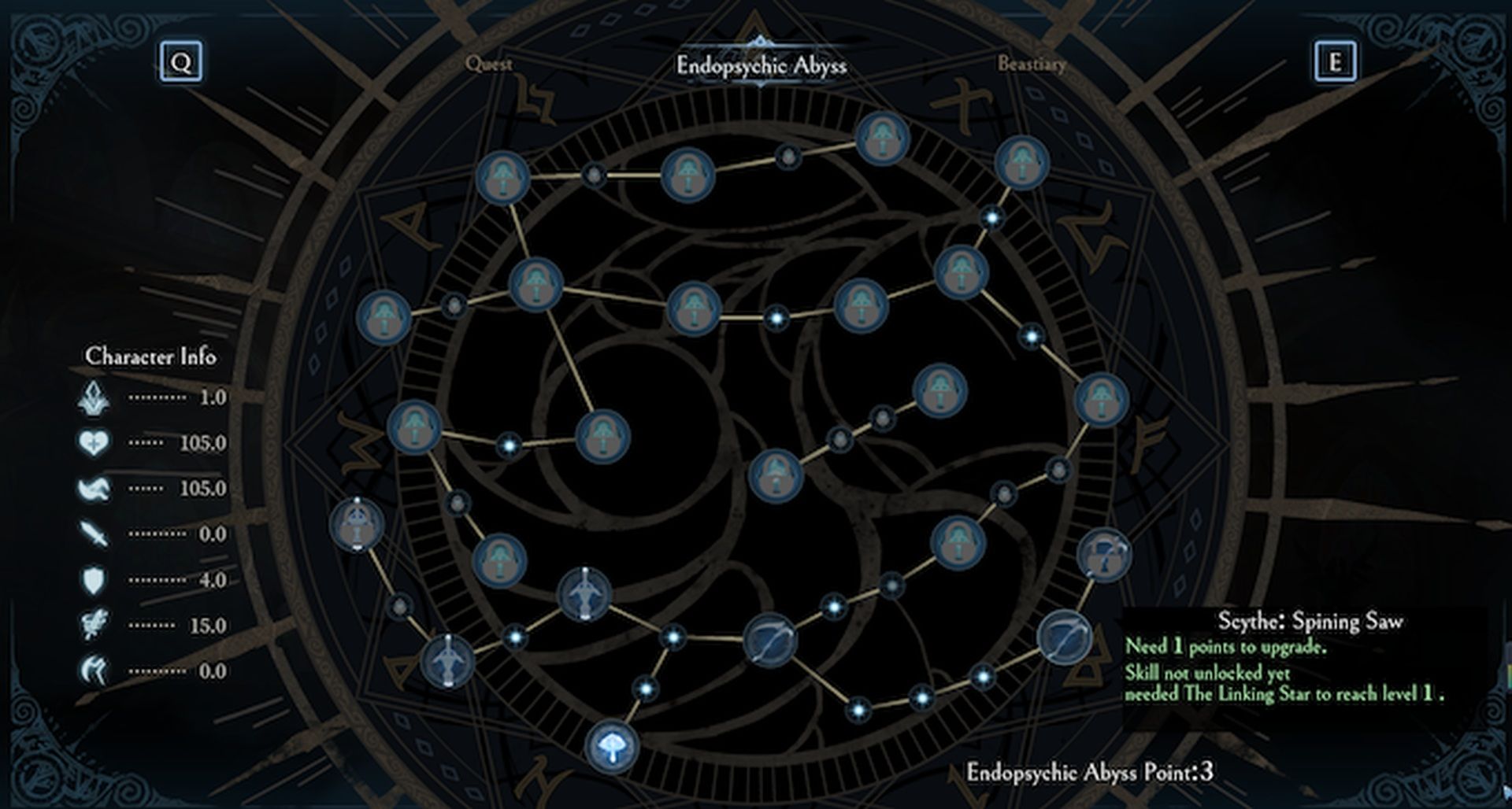 Afterimage Skill Tree