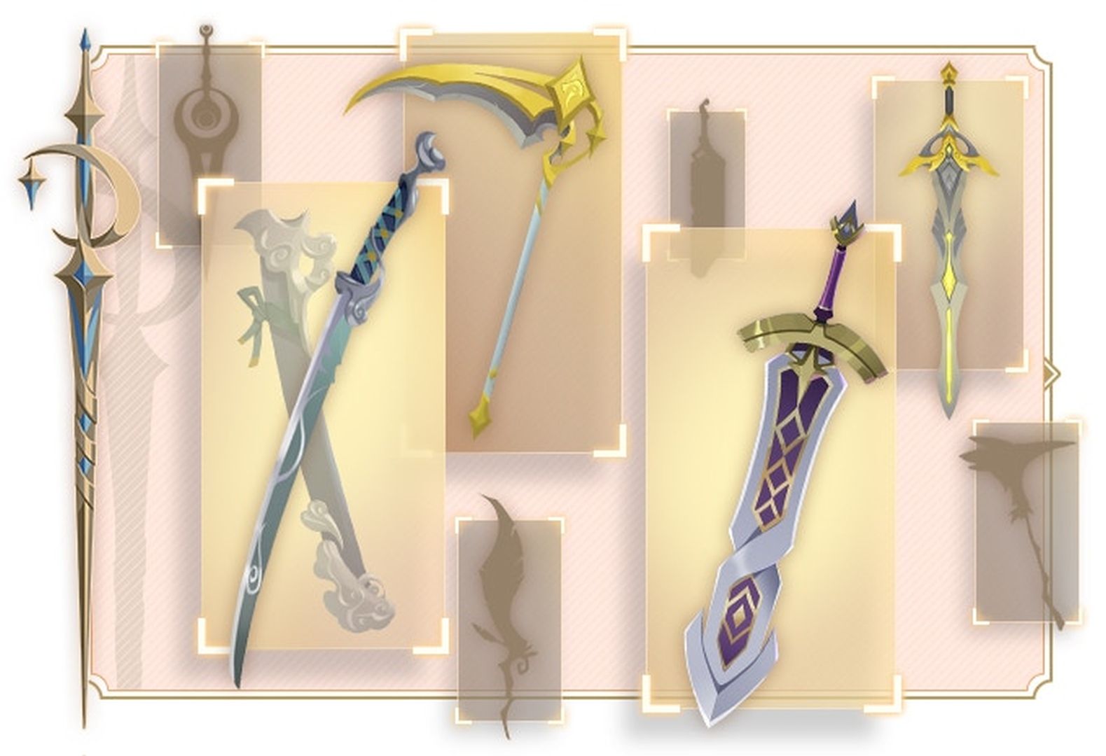 Afterimage Weapon Variety