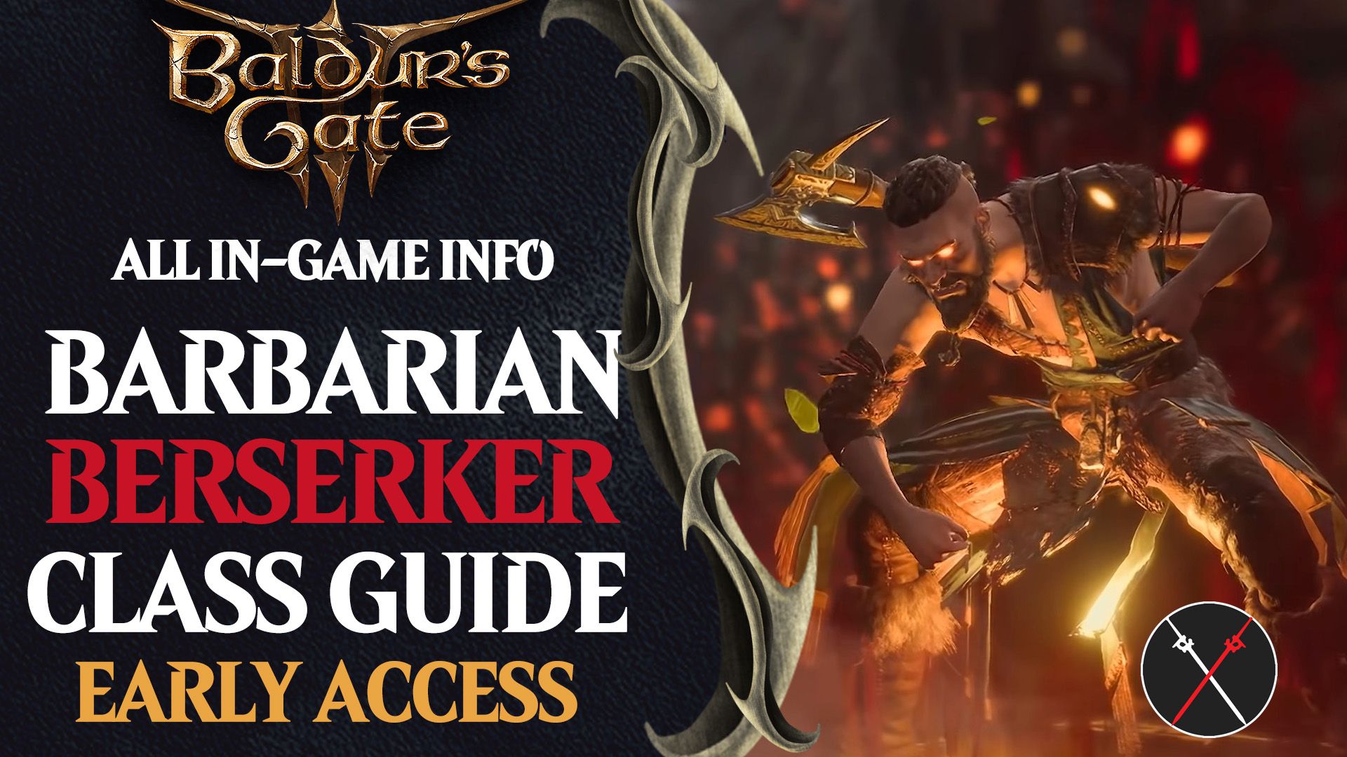 Baldur&rsquo;s Gate 3 Berserker Barbarian Build for Early Access