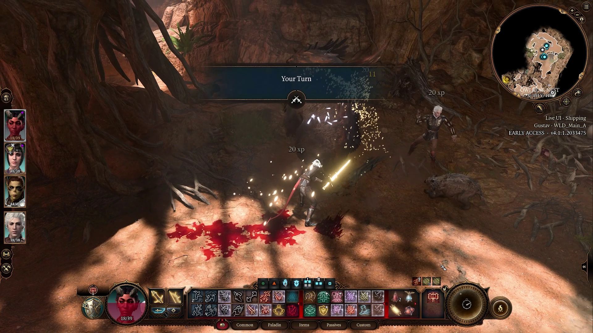 Baldur&rsquo;s Gate 3 Update 9 Patch Notes - Divine Smite Spell in Combat