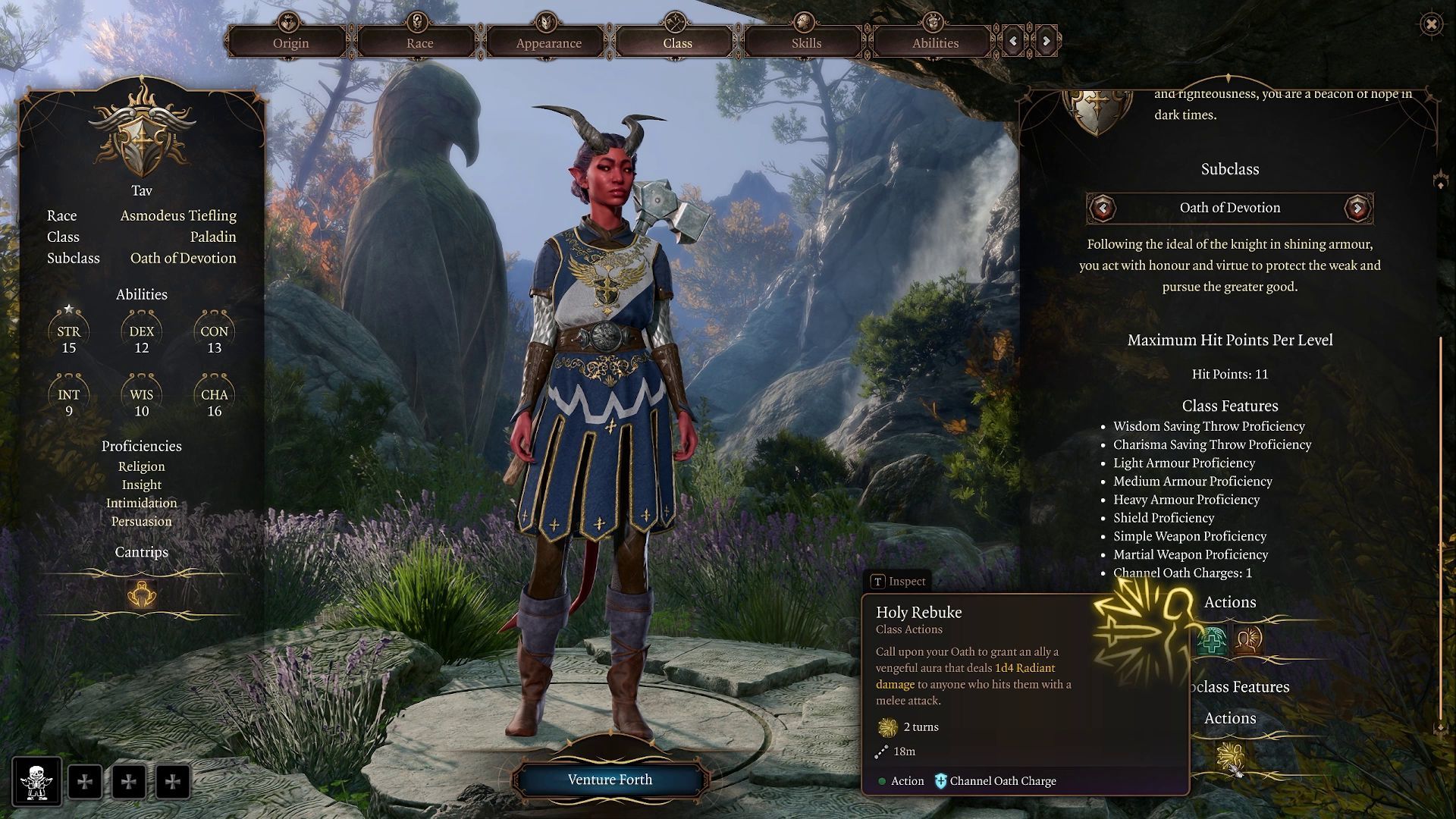 Baldur&rsquo;s Gate 3 Update 9 Patch Notes - Holy Rebuke Class Action
