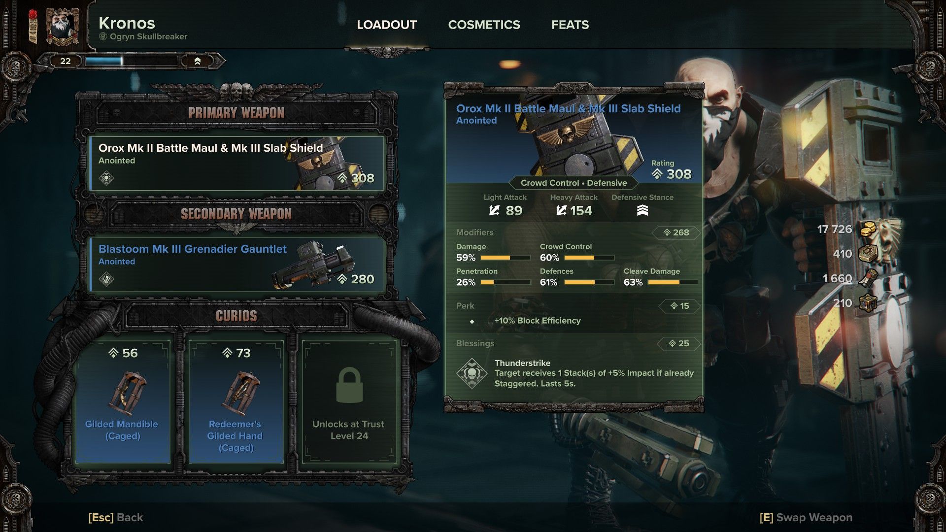 Battle Maul &amp; Slab Shield Melee Weapon