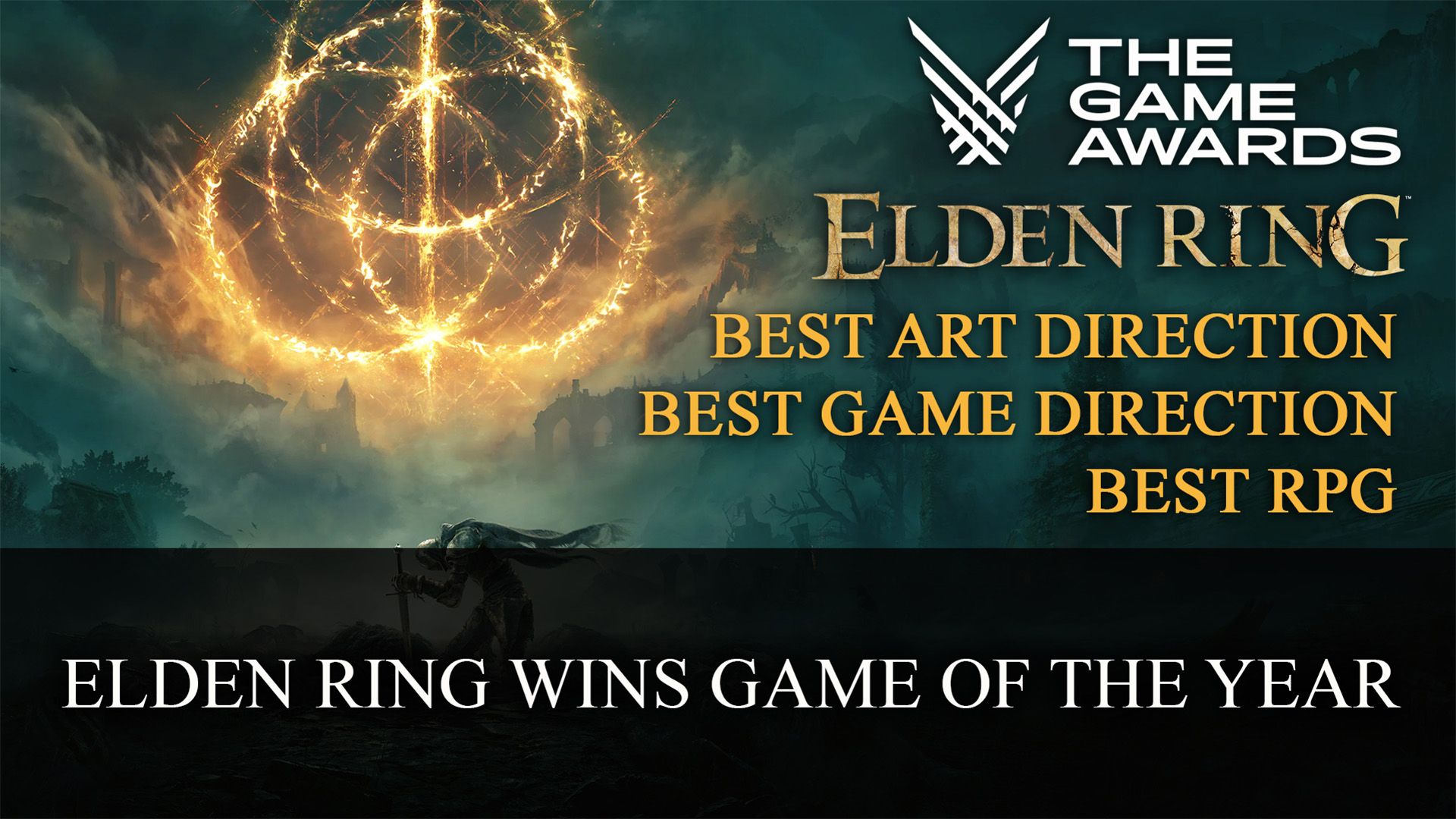 Elden Ring Wins Game of the Year The Game Awards 2022