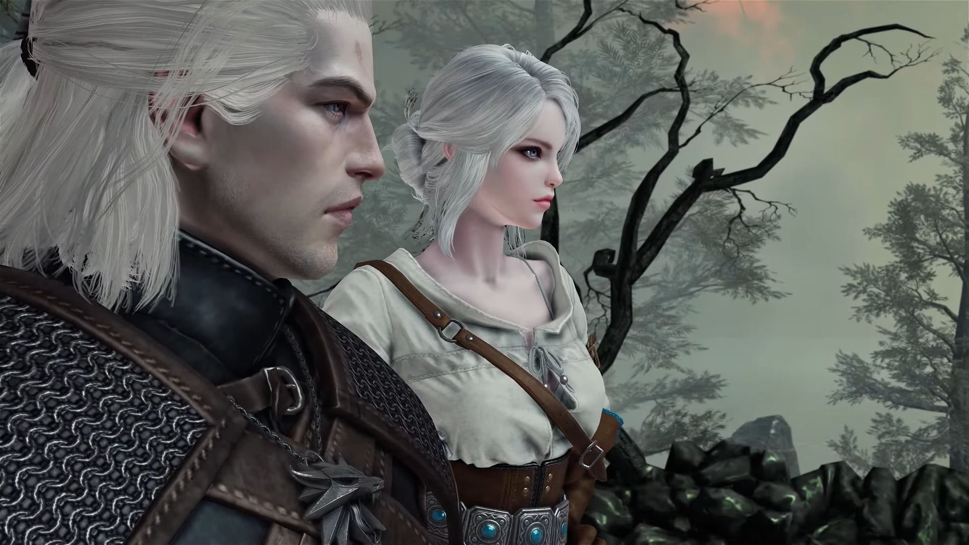 Geralt and Ciri in Lost Ark