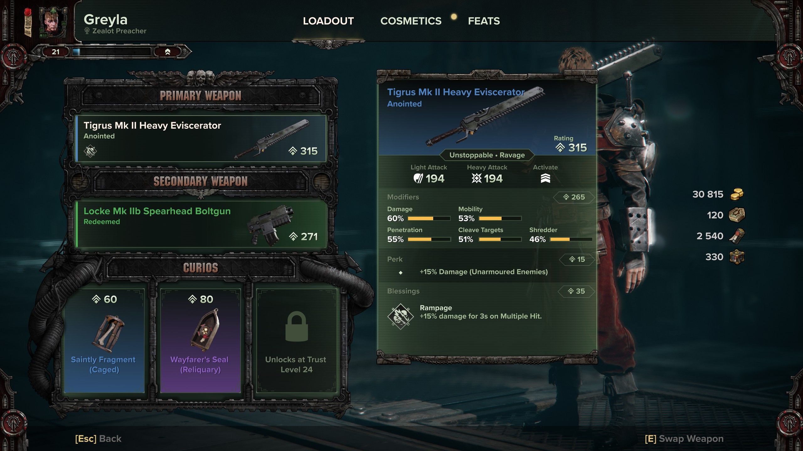 Heavy Eviscerator Melee Weapon