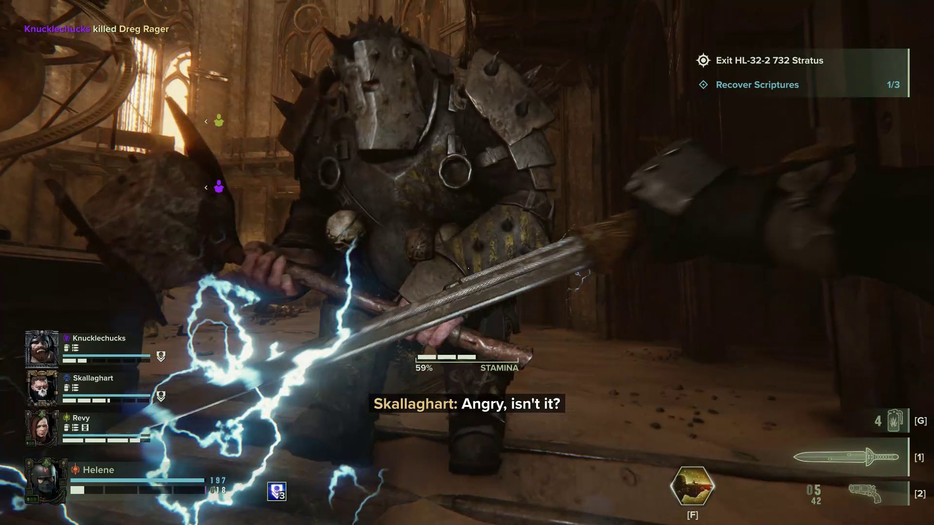 Power Sword in Combat