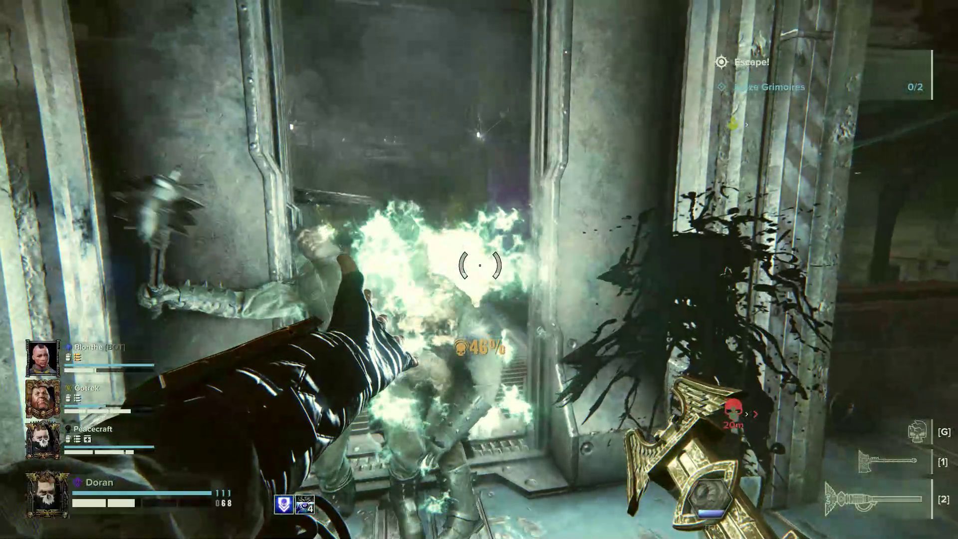 Purgatus Force Staff in Combat