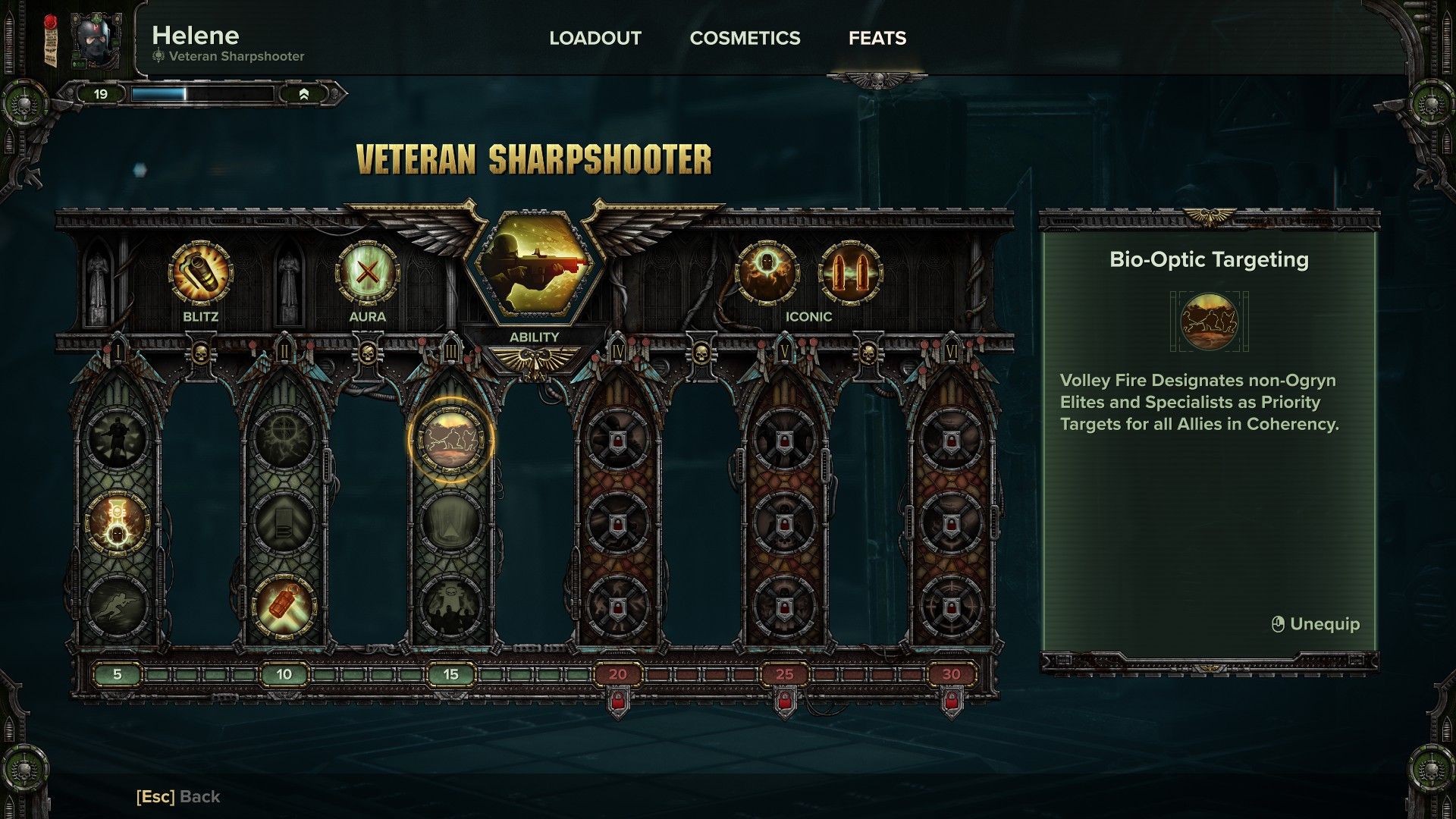 Warhammer 40K Darktide Review - Feats