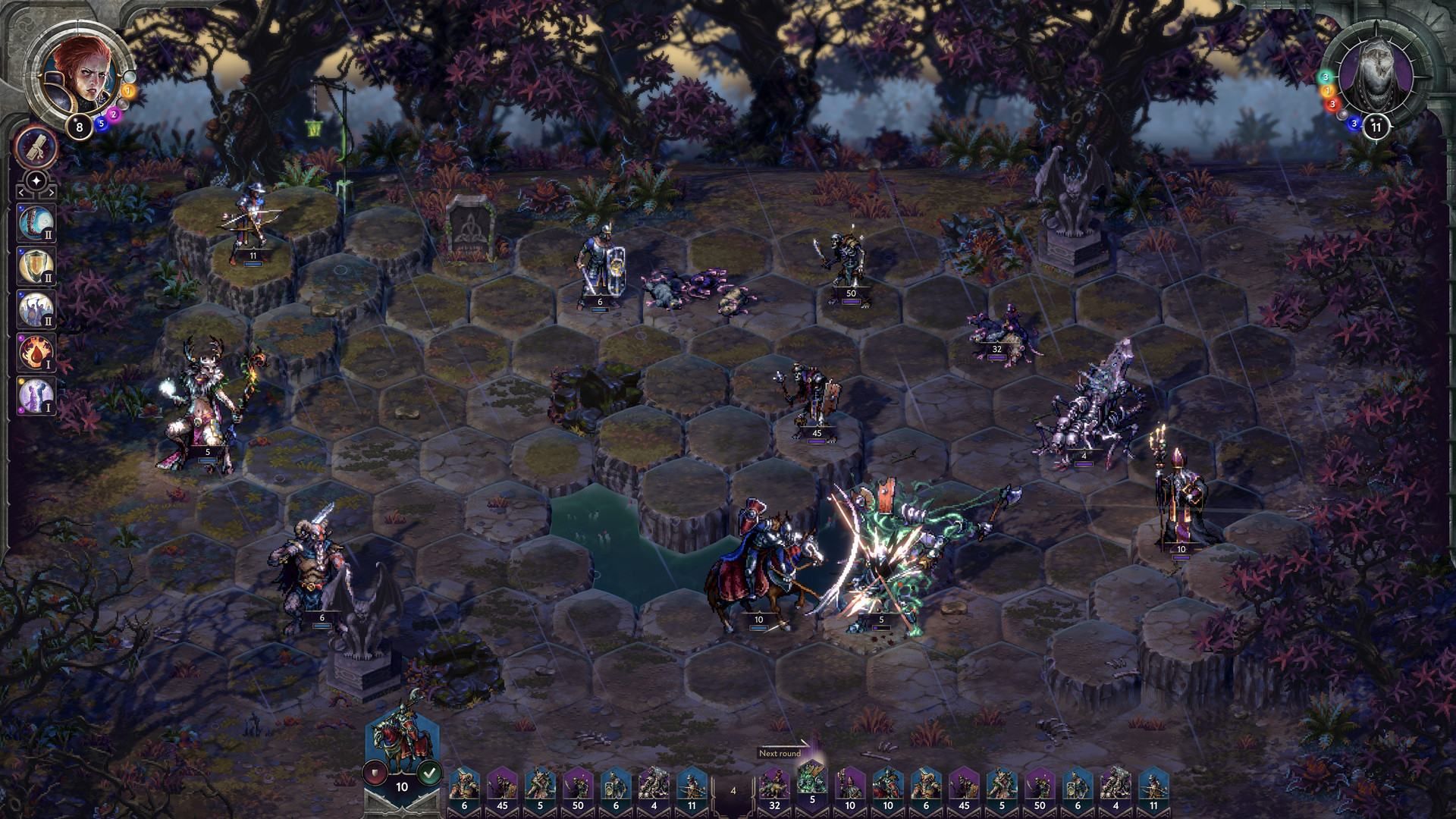A Hex-Based Combat System Reminiscent of HoMM3