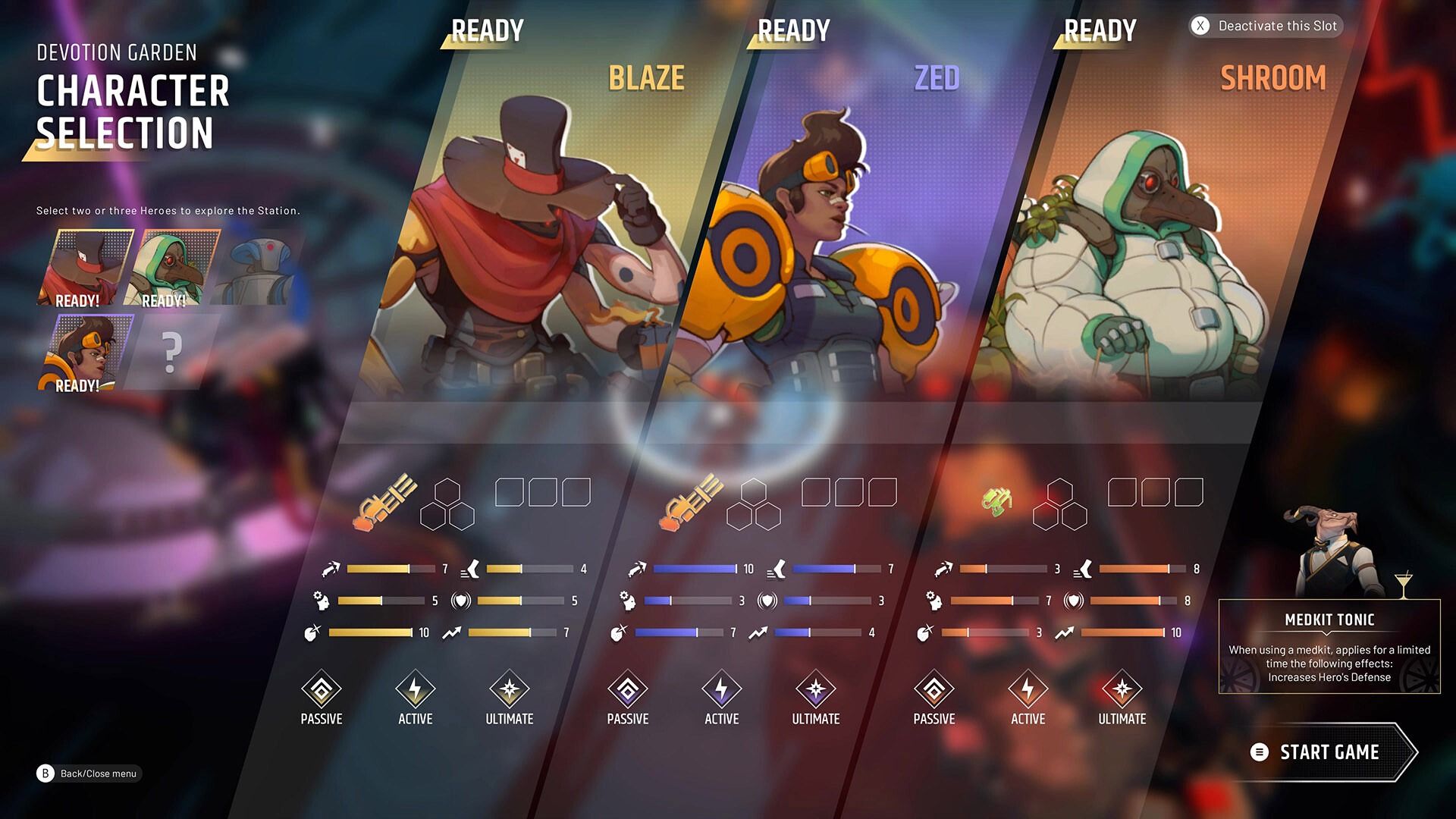 Choose Your Character