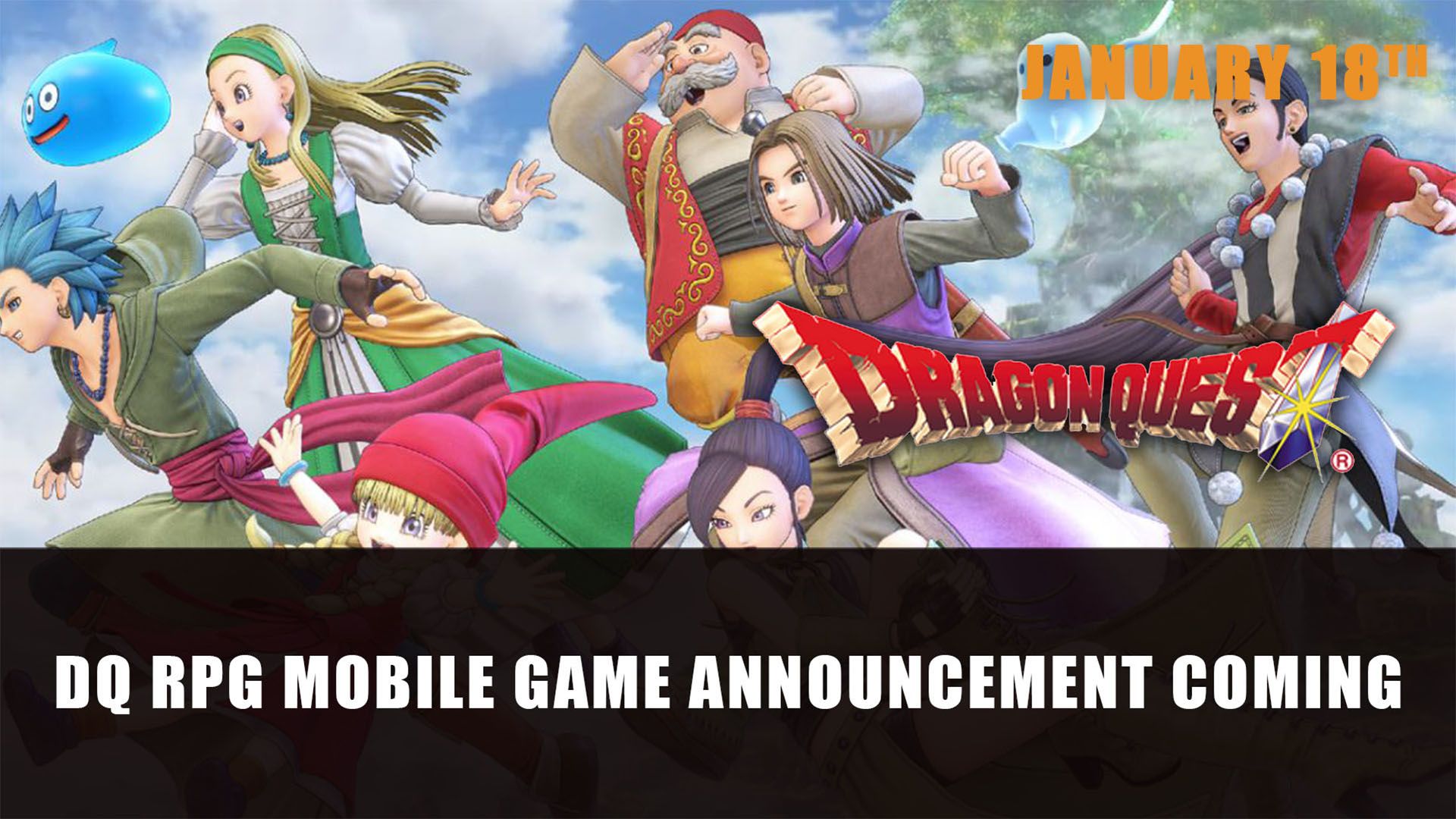 Dragon Quest RPG Mobile Game Announcement Coming