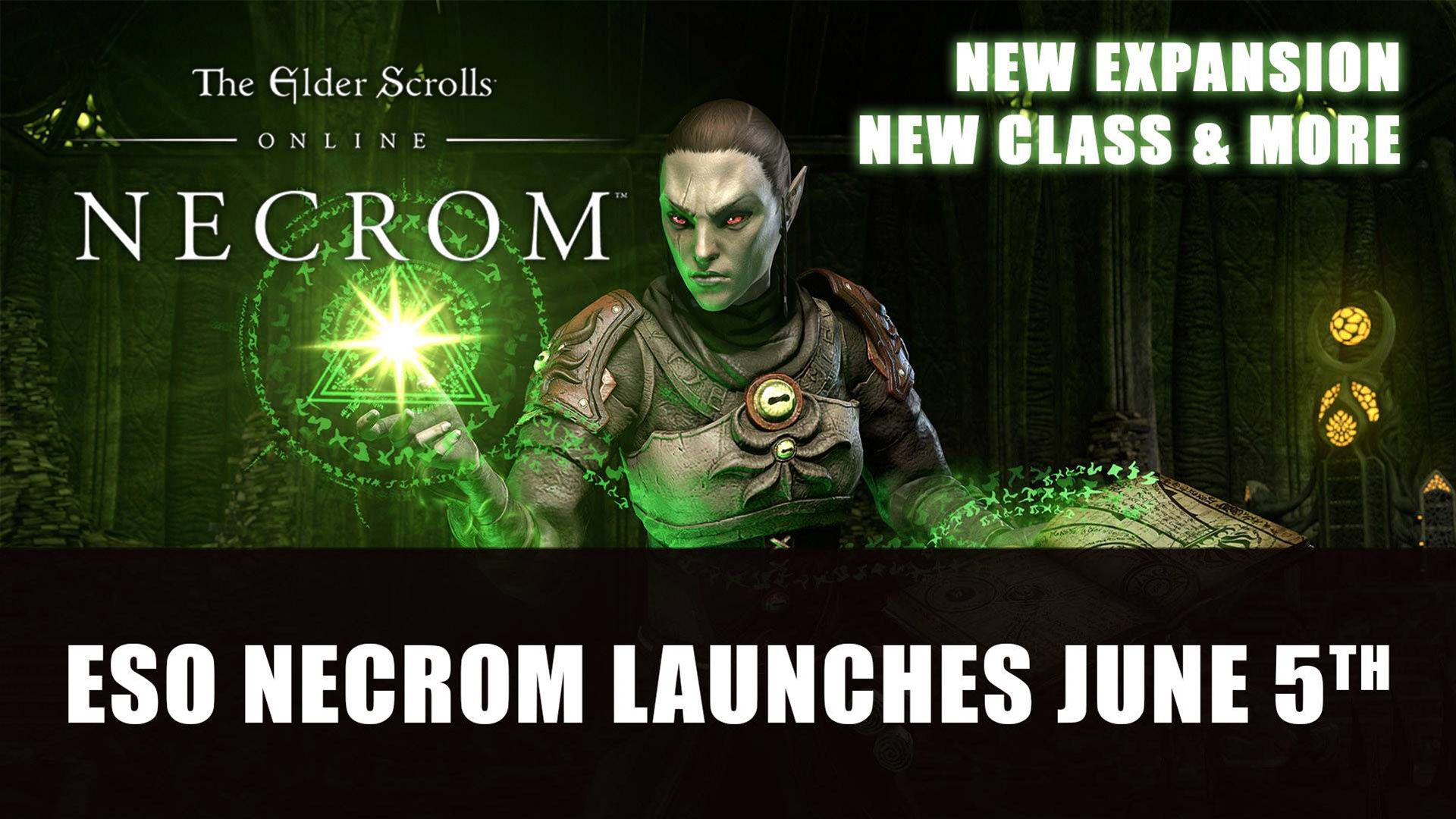 Elder Scrolls Online Necrom Launches June 5th