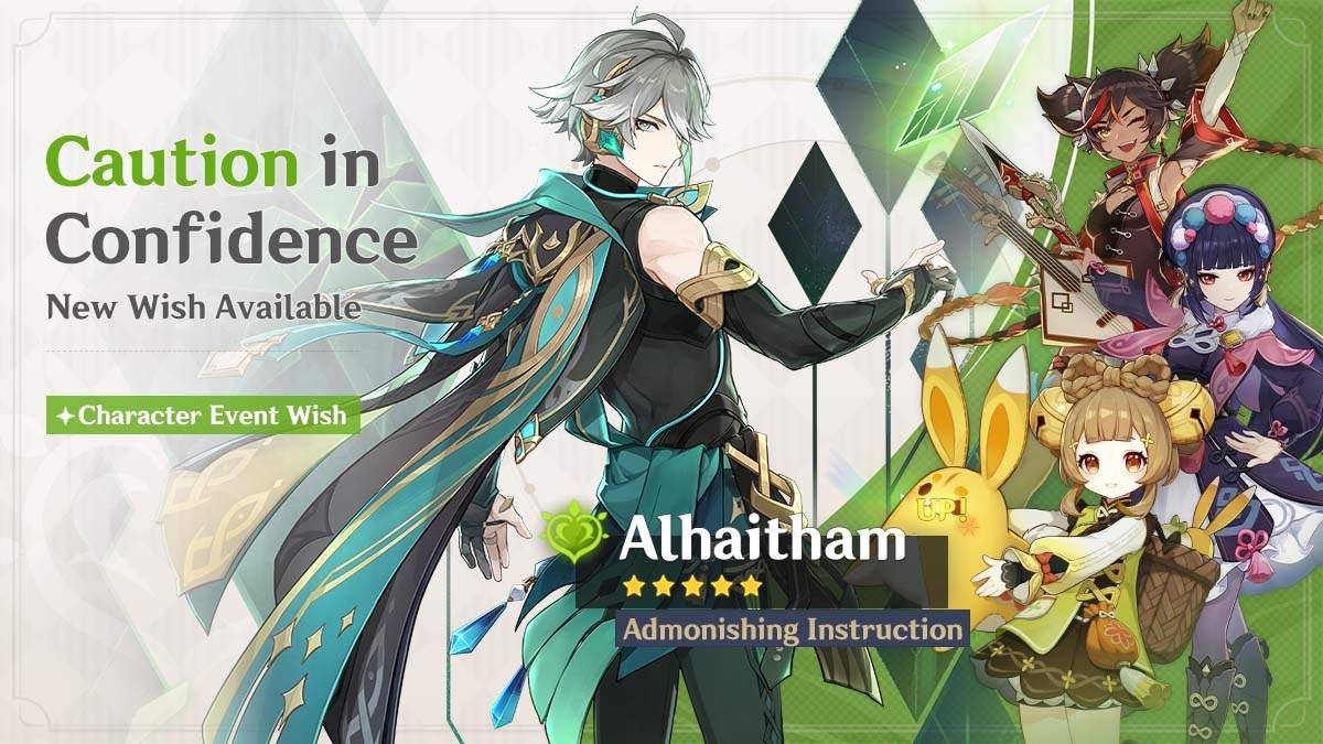 Genshin Impact Alhaitham&rsquo;s 5 Star Weapon is Coming in Version 3.4