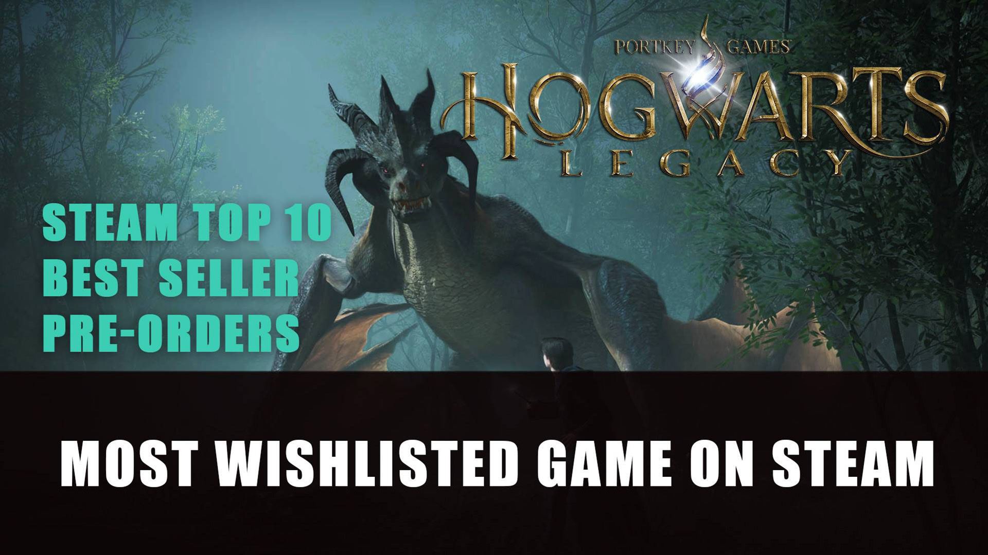 Hogwarts Legacy Most Wishlisted Game on Steam