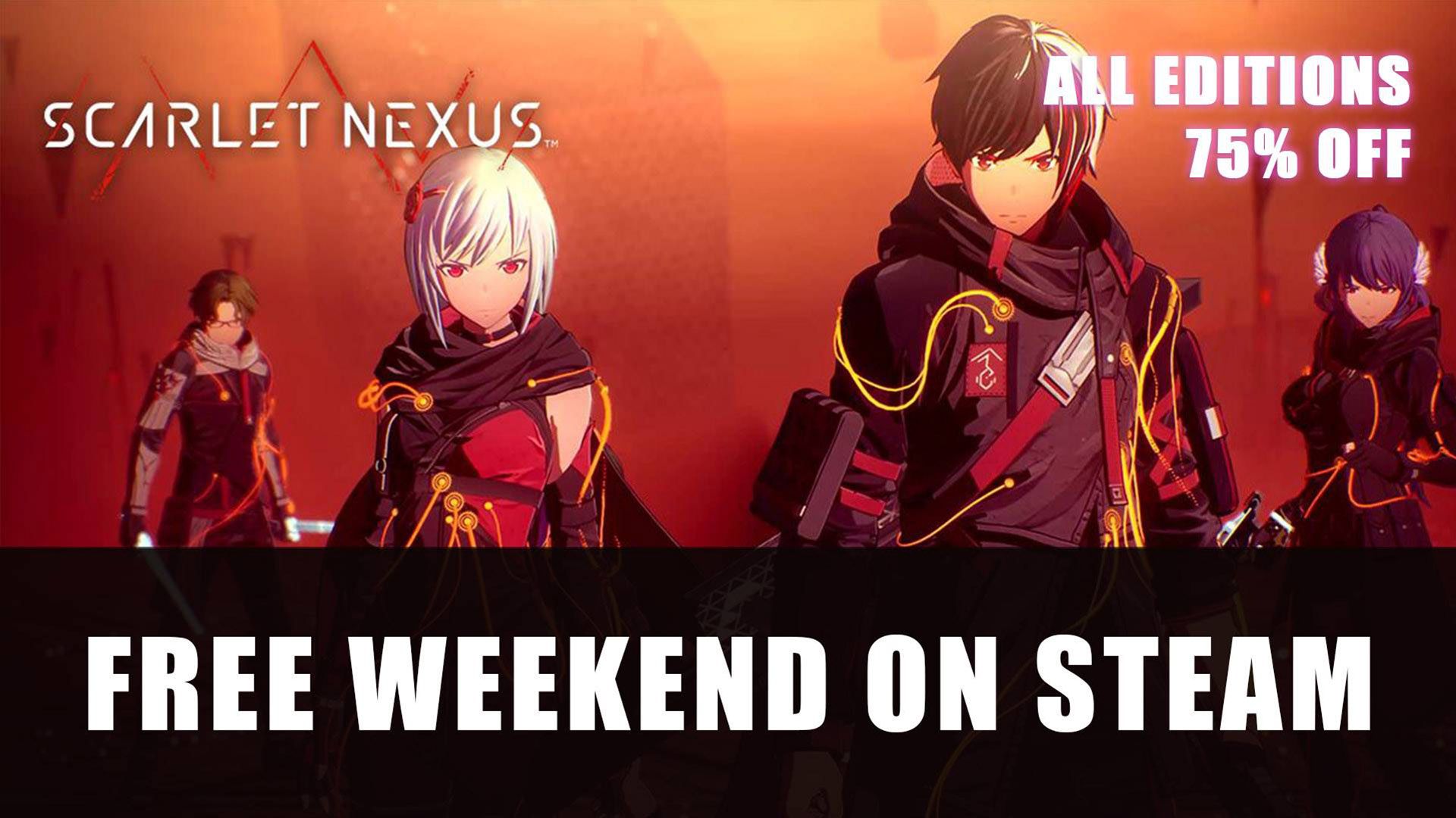 Scarlet Nexus Free Weekend on Steam