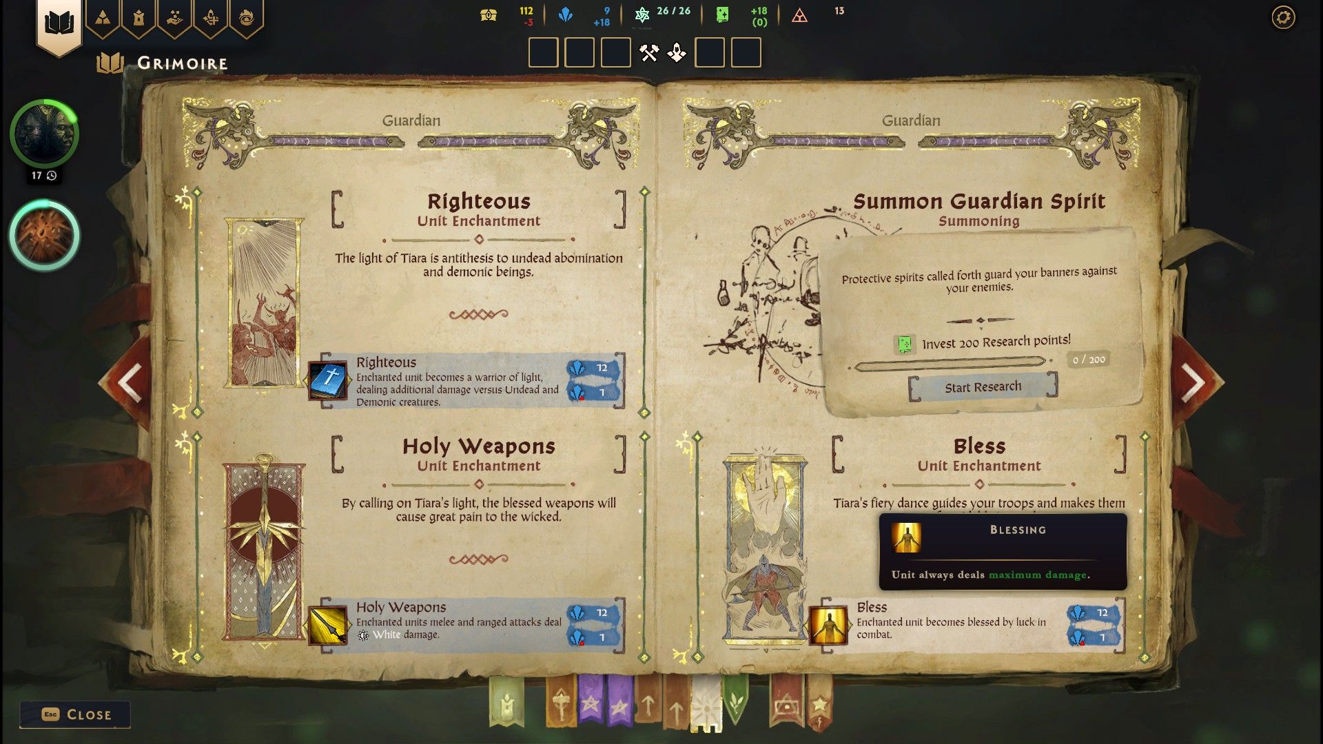 SpellForce Conquest of Eo Gameplay Overview - Spells in the Grimoire