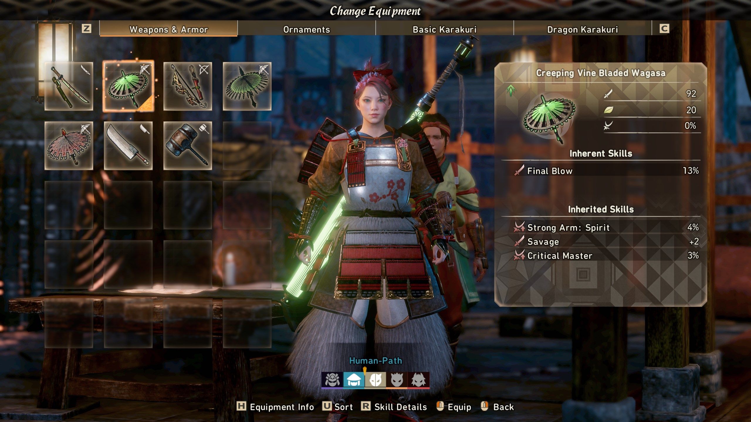 Wild Hearts Beginner Guide - Bladed Wagasa