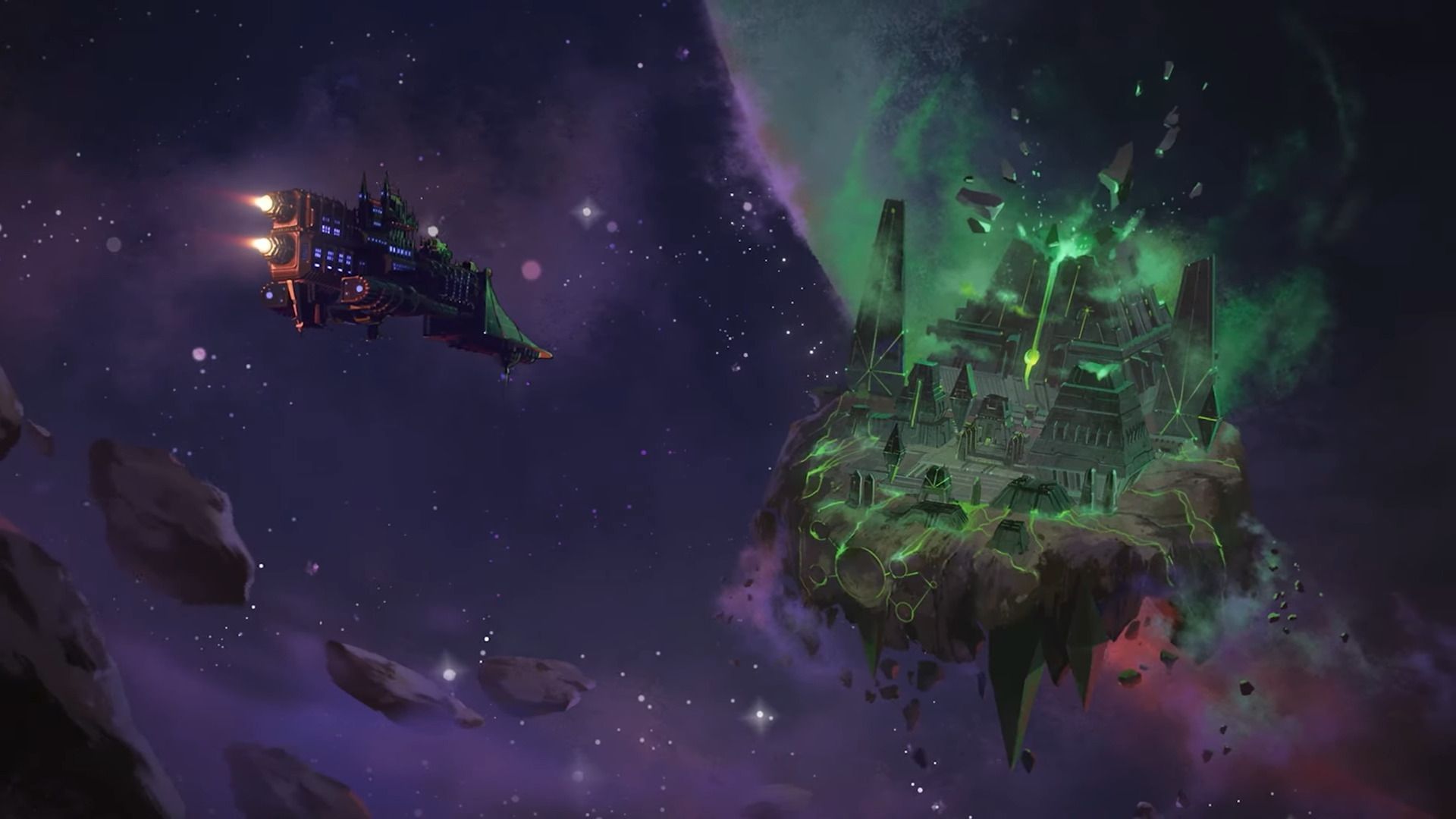 A Necron Tomb World