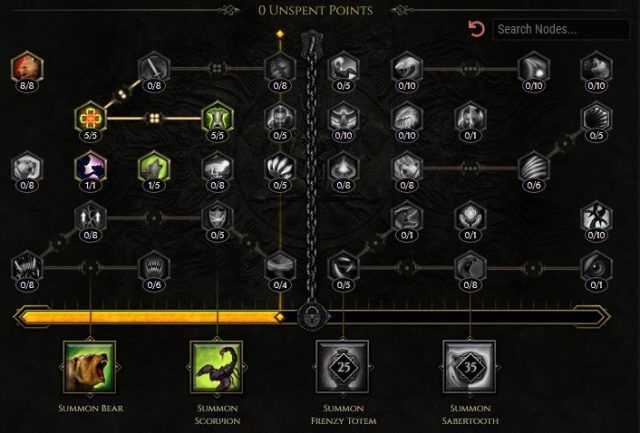 Last Epoch Druid Build - Beastmaster Tree