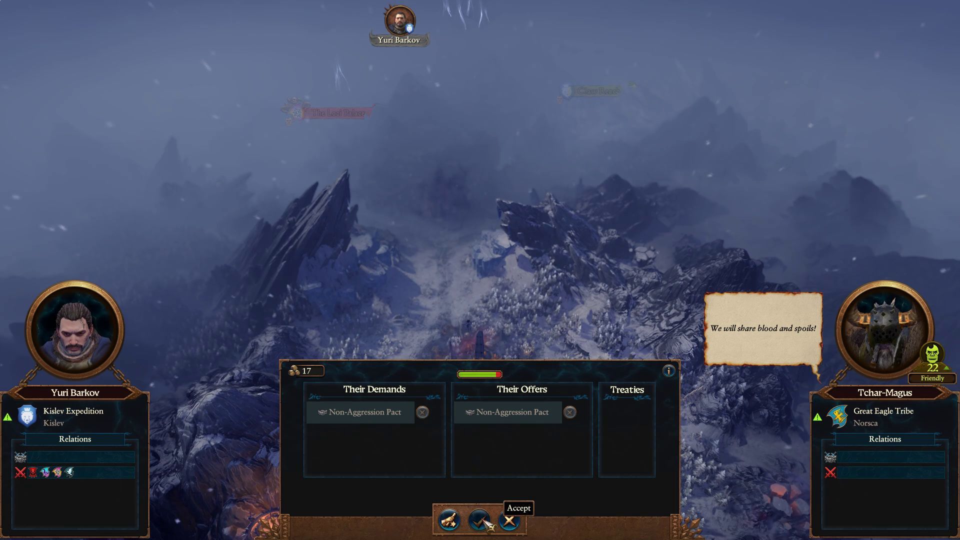 Diplomacy in Total War Warhammer III