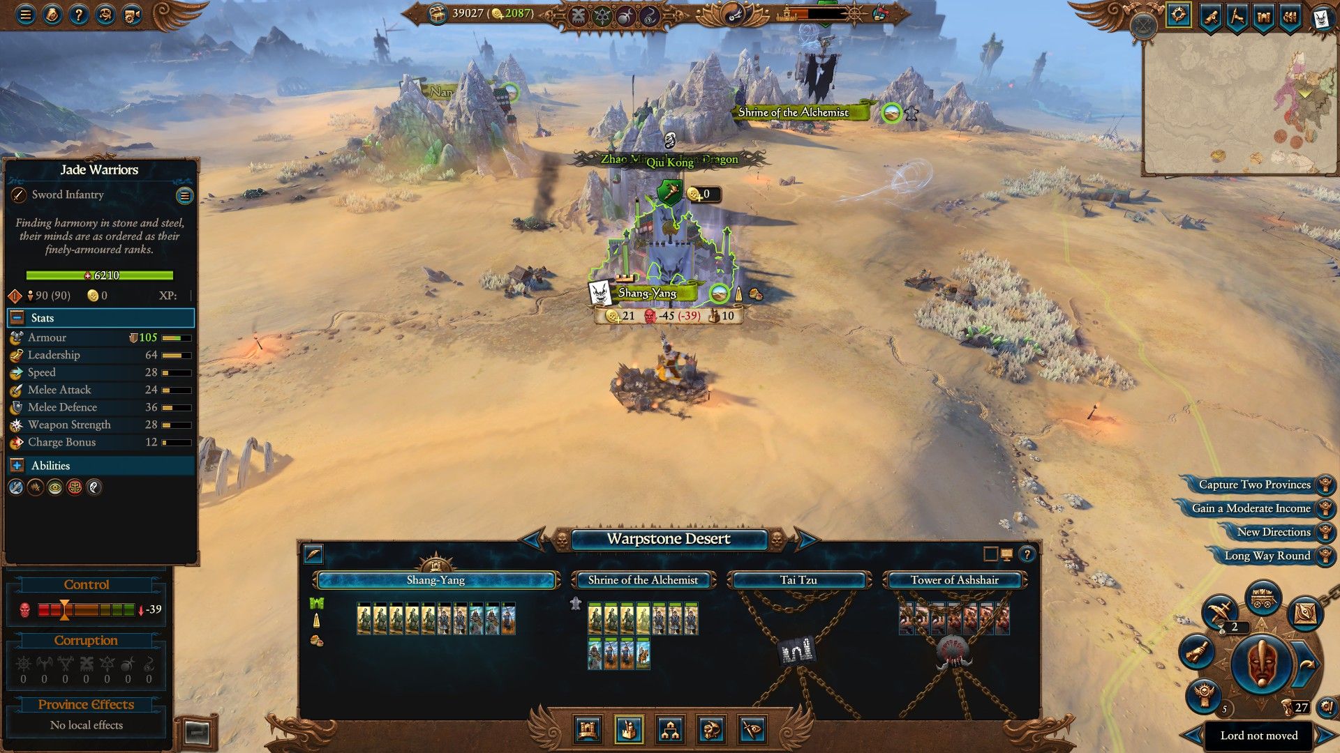 Garrisons in Grand Cathay