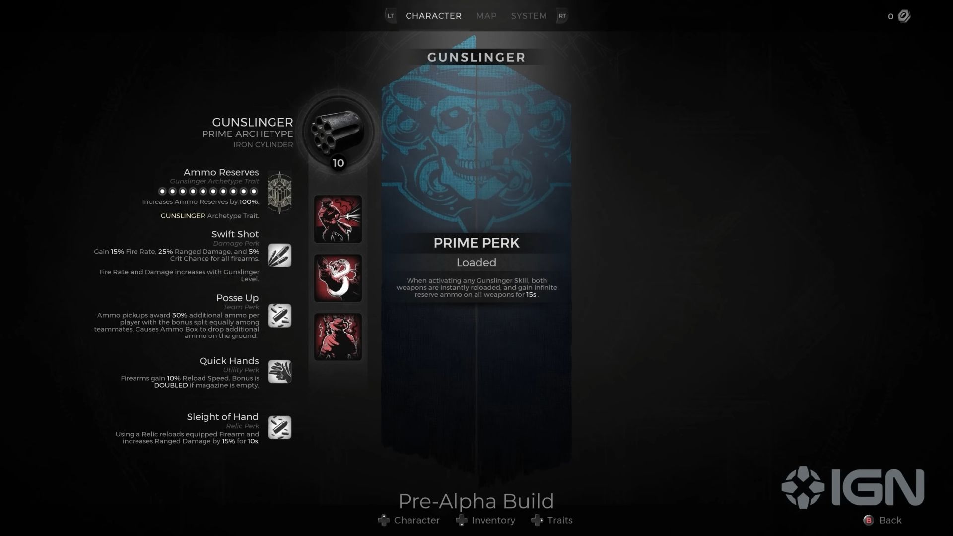 Gunslinger Traits, Perks, and More