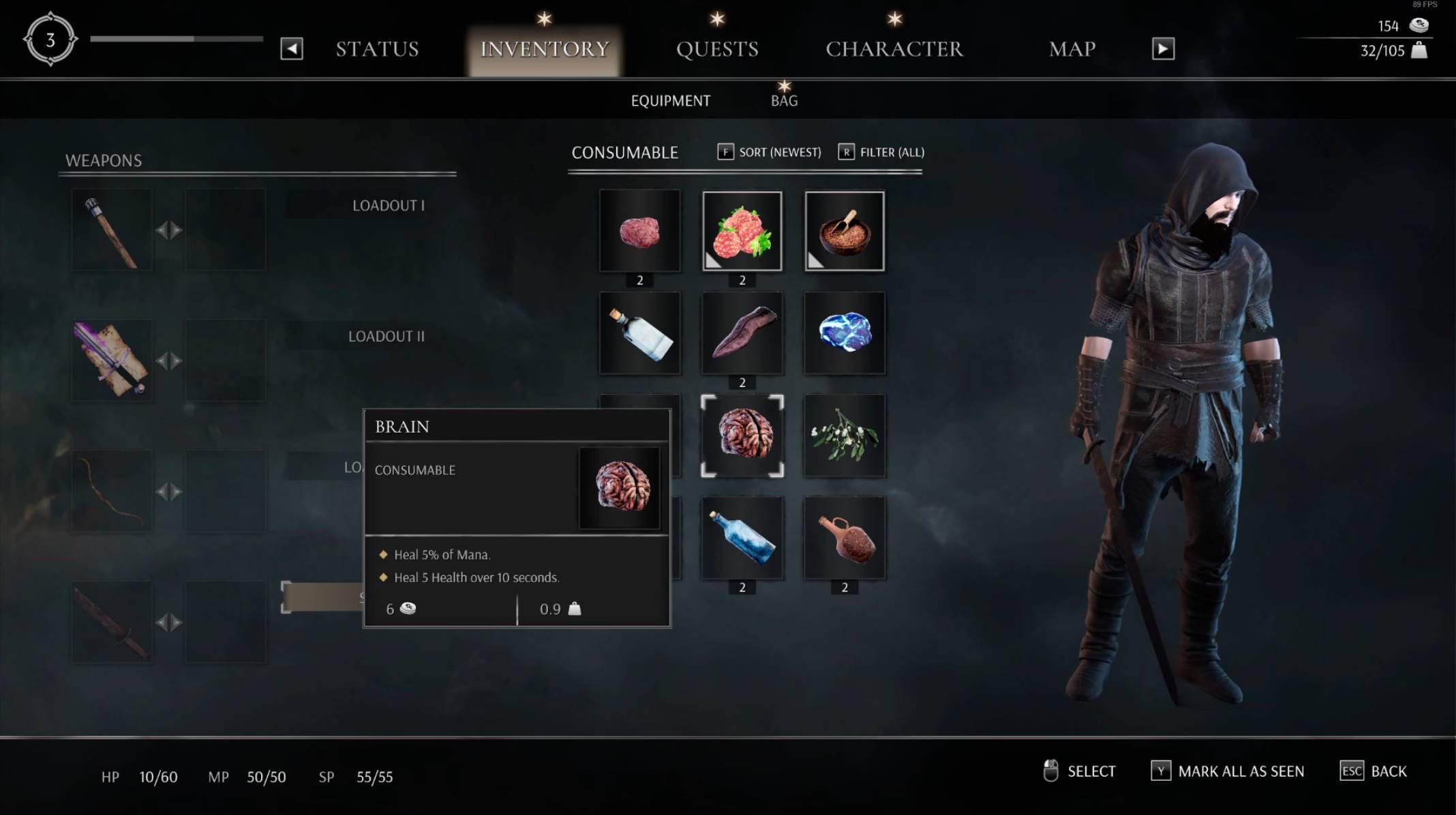 Tainted Grail: The Fall of Avalon - Consumables