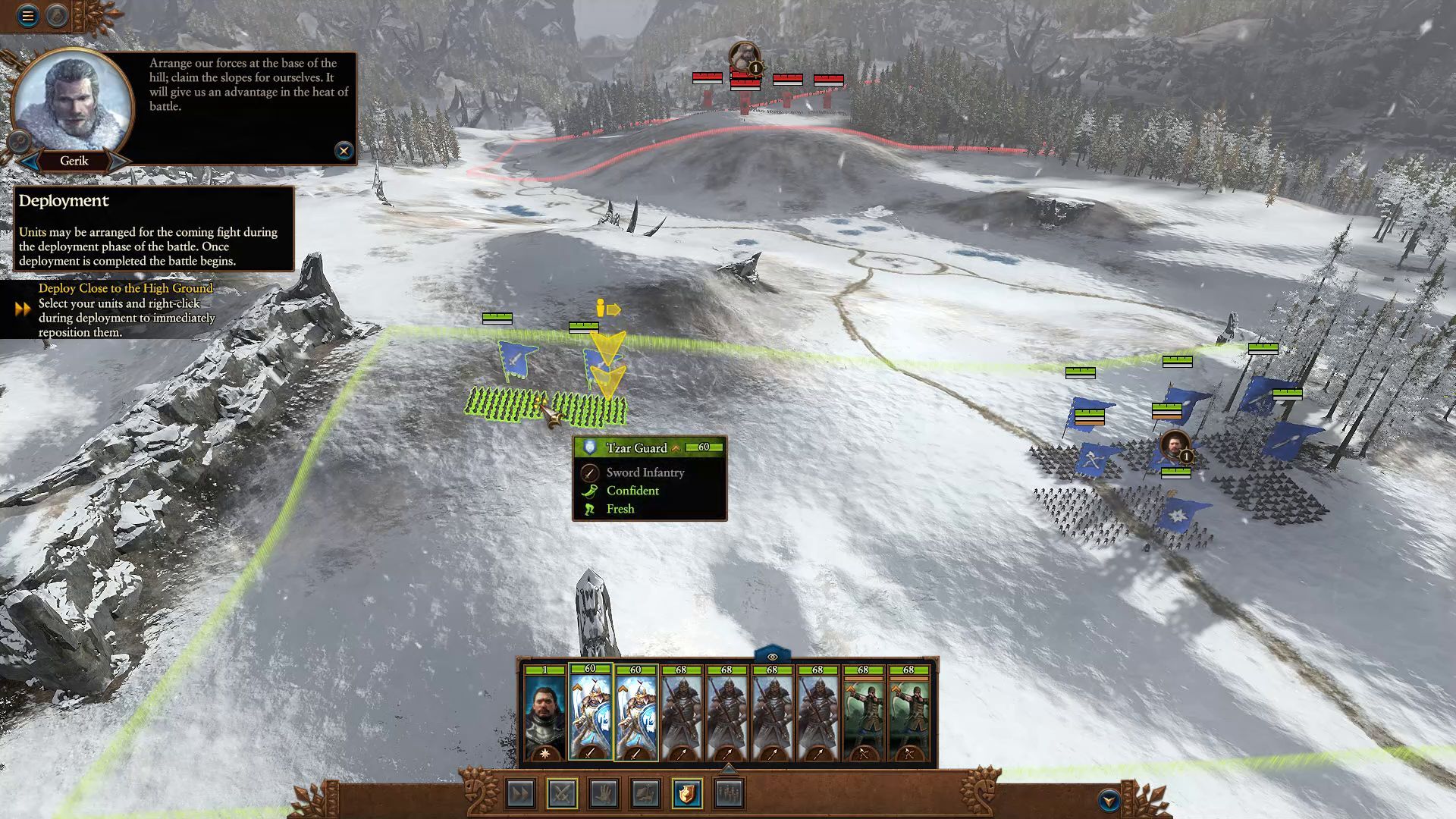 Total War Warhammer III Gameplay Overview - Grouping Enemies at the Start of Battle