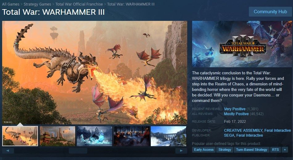 Total War Warhammer III Gameplay Overview - Trial Period and Offers