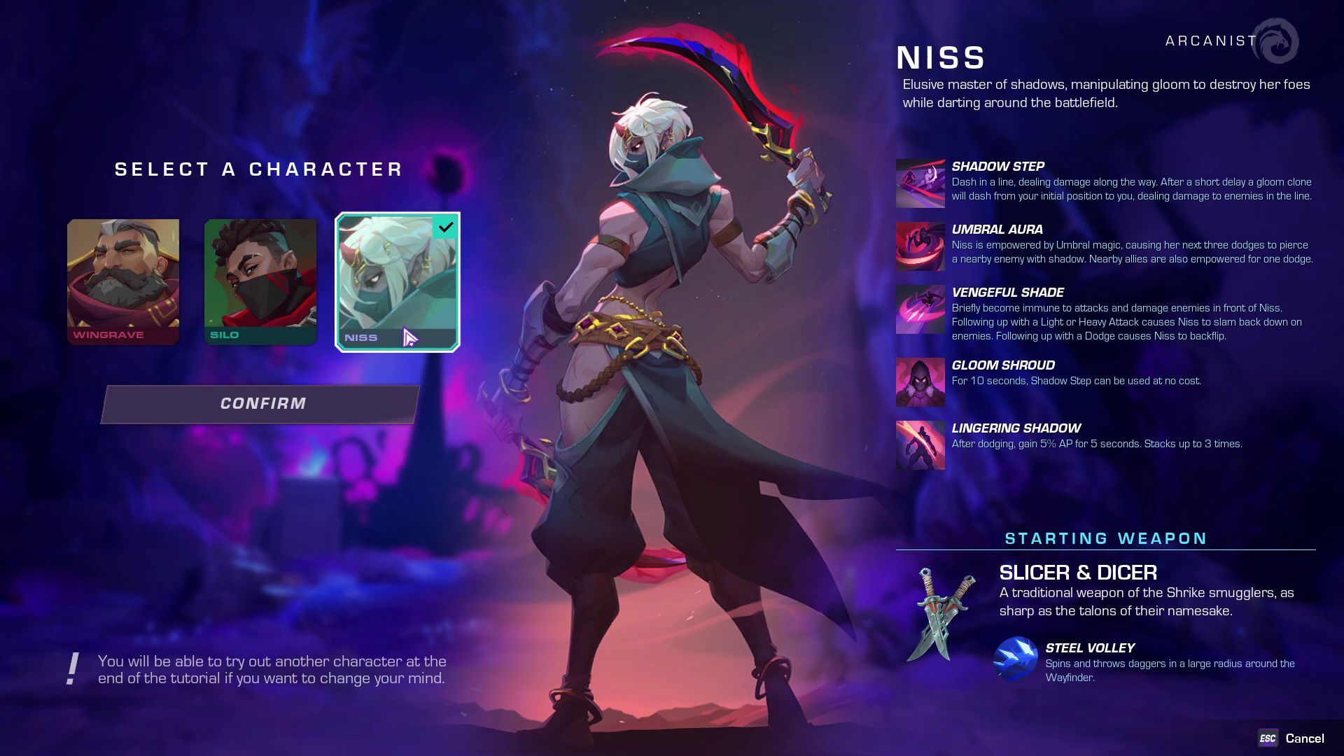 Wayfinder Closed Beta - Classes