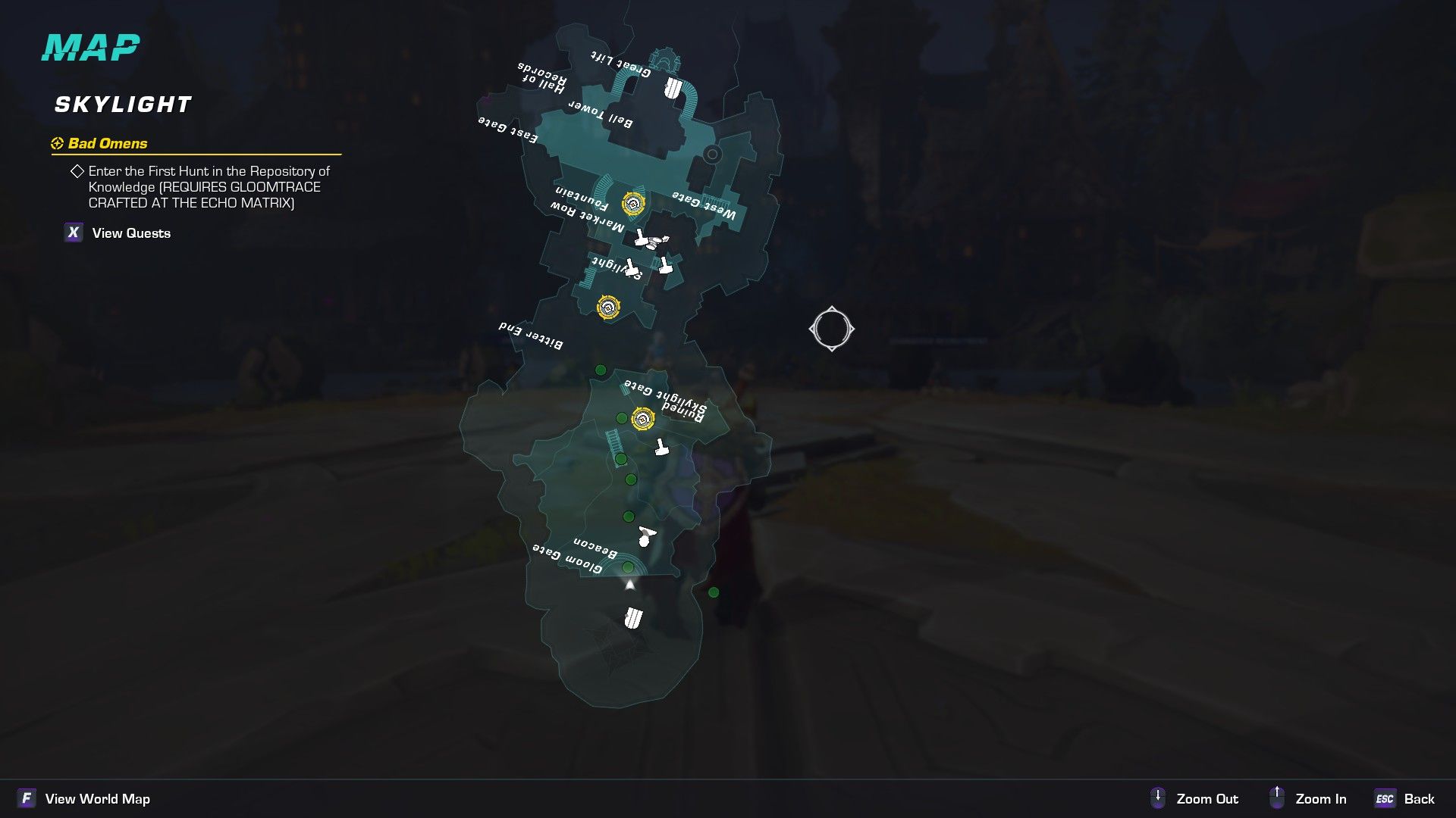 Wayfinder - Inverted Map