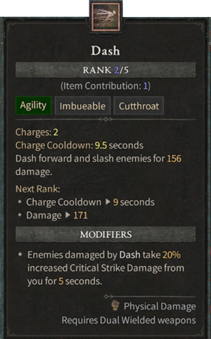 Diablo 4 Rogue Build - Dash