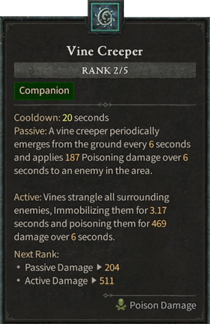 Diablo 4 Summoner Druid Build - Vine Creeper