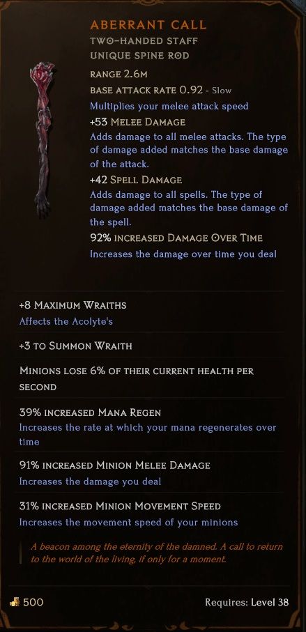 Last Epoch Necromancer Build Guide   Flame Wraith