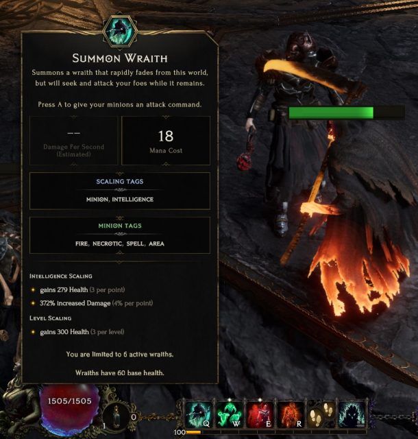 Last Epoch Necromancer Build Guide   Flame Wraith