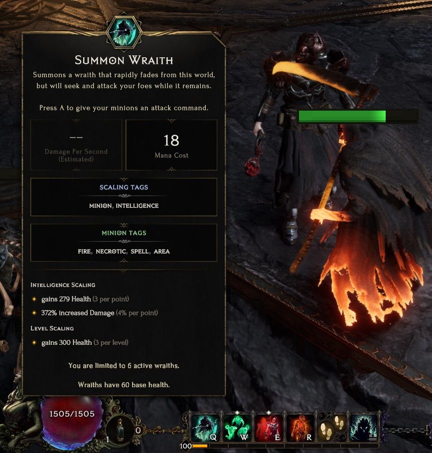 Last Epoch Necromancer Build Guide   Flame Wraith