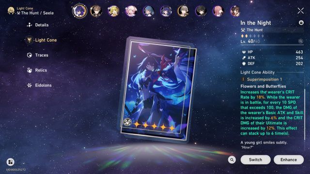 Honkai: Star Rail Seele Build Guide - In the Night