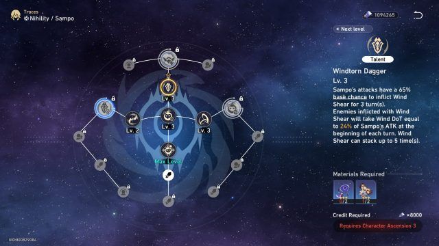 Honkai: Star Rail Sampo Build Guide - Talents