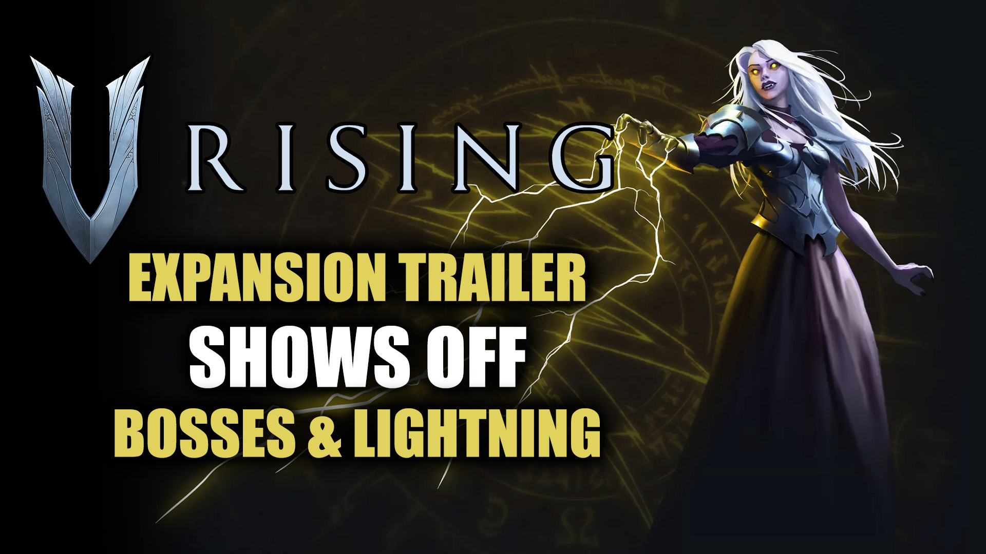 V Rising Secrets of Gloomrot Gameplay Trailer Shows off Bosses and Magic