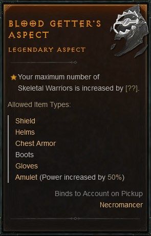 Blood Getter&rsquo;s Aspect